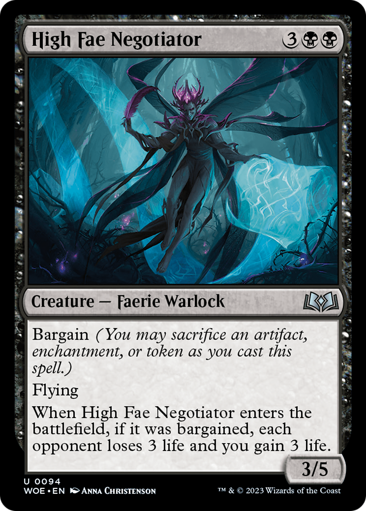 High Fae Negotiator [Wilds of Eldraine] | Exor Games New Glasgow