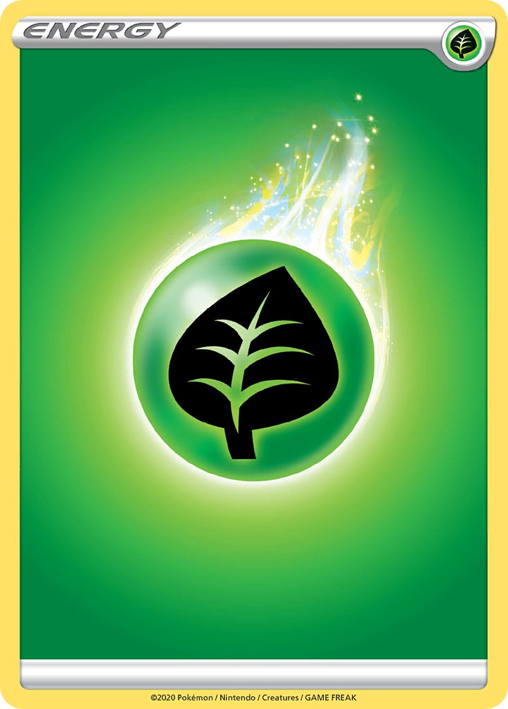 Grass Energy [Sword & Shield: Base Set] | Exor Games New Glasgow