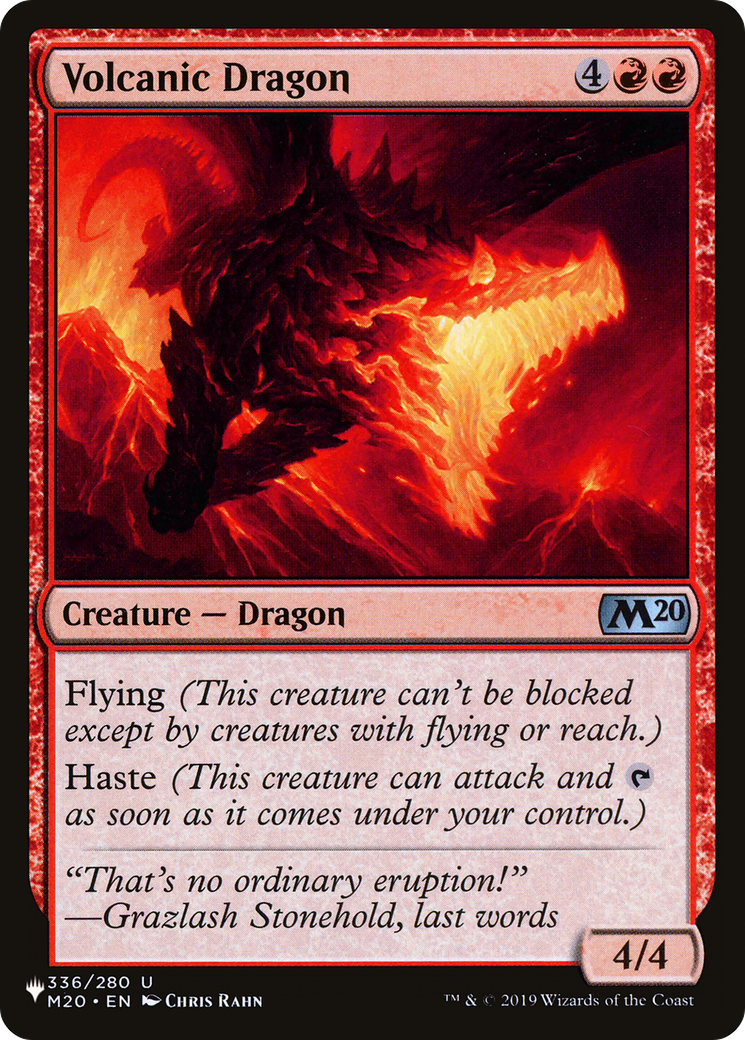 Volcanic Dragon (M20) [The List] | Exor Games New Glasgow