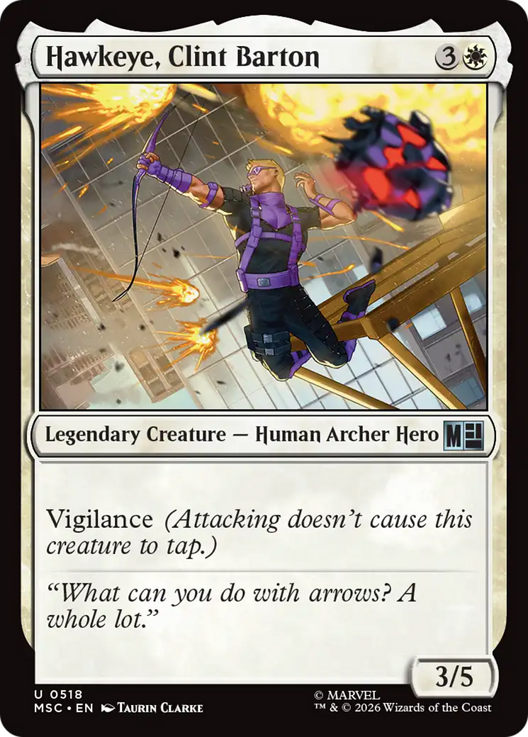 Hawkeye, Clint Barton (0518) [Marvel Super Heroes Commander] | Exor Games New Glasgow
