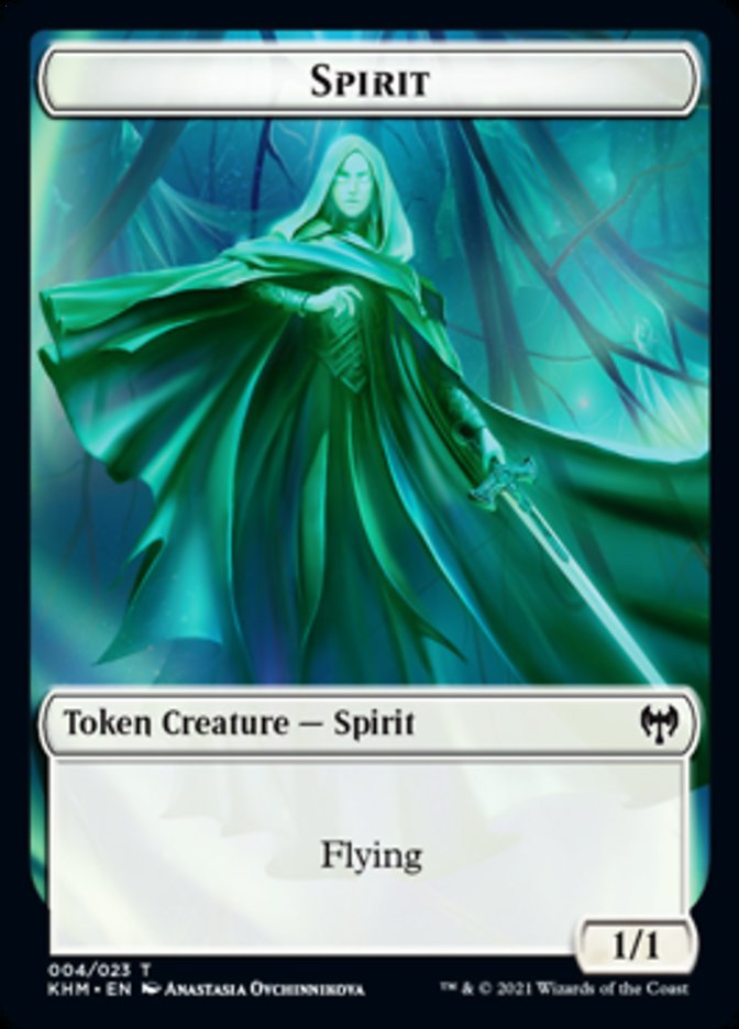 Spirit Token [Kaldheim Tokens] | Exor Games New Glasgow