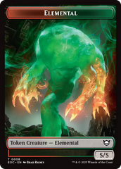Beast (0006) // Elemental (0008) Double-Sided Token [Edge of Eternities Commander Tokens] | Exor Games New Glasgow