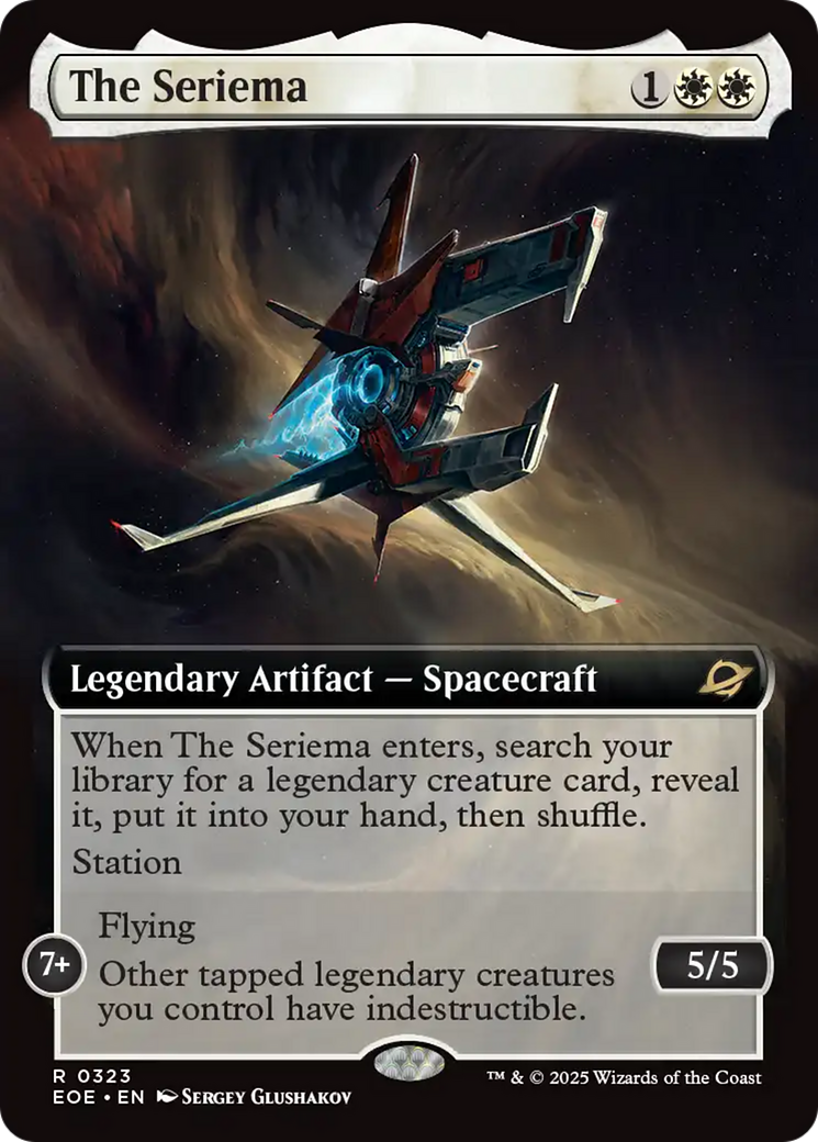 The Seriema (Extended Art) [Edge of Eternities] | Exor Games New Glasgow