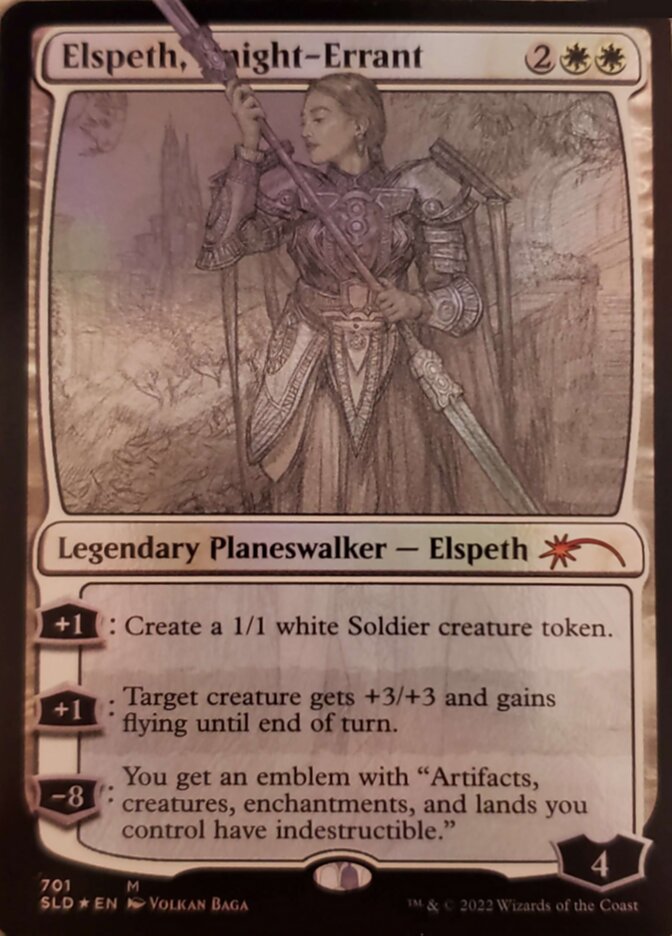 Elspeth, Knight-Errant (Sketch) [Secret Lair Drop Promos] | Exor Games New Glasgow