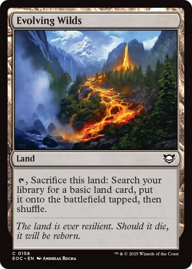 Evolving Wilds [Edge of Eternities Commander] | Exor Games New Glasgow