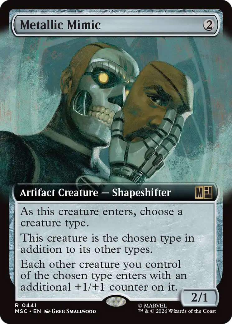 Metallic Mimic (Extended Art) [Marvel Super Heroes Commander] | Exor Games New Glasgow