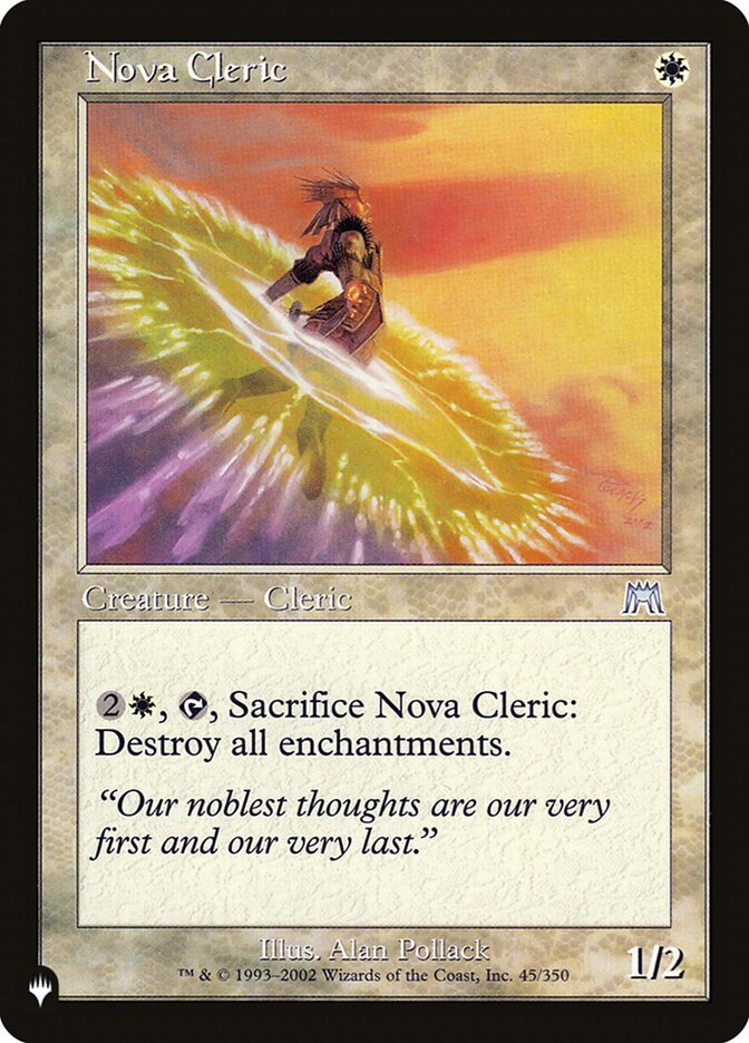 Nova Cleric [The List] | Exor Games New Glasgow