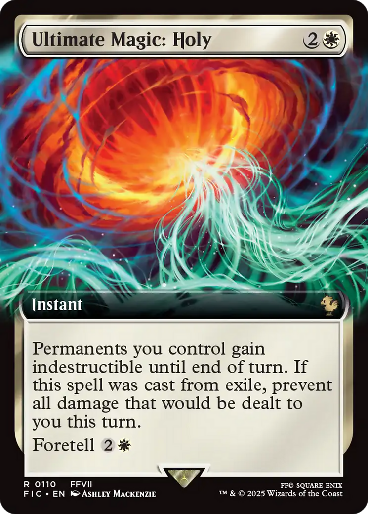 Ultimate Magic: Holy (Extended Art) [FINAL FANTASY Commander] | Exor Games New Glasgow