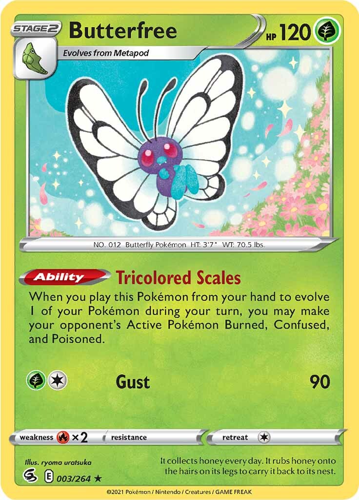 Butterfree (003/264) [Sword & Shield: Fusion Strike] | Exor Games New Glasgow