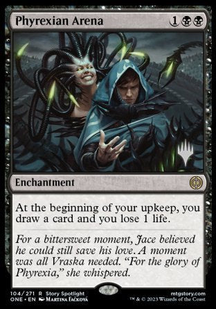 Phyrexian Arena (Promo Pack) [Phyrexia: All Will Be One Promos] | Exor Games New Glasgow