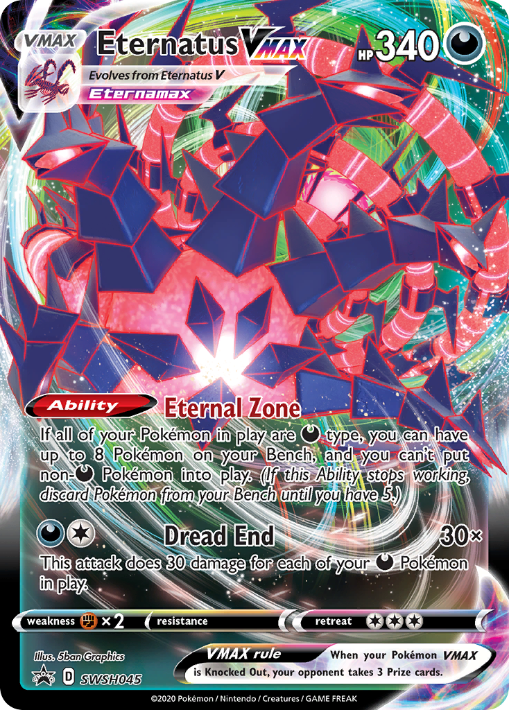 Eternatus VMAX (SWSH045) (Jumbo Card) [Sword & Shield: Black Star Promos] | Exor Games New Glasgow
