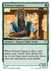 Veteran Explorer (White Border) [Mystery Booster 2] | Exor Games New Glasgow