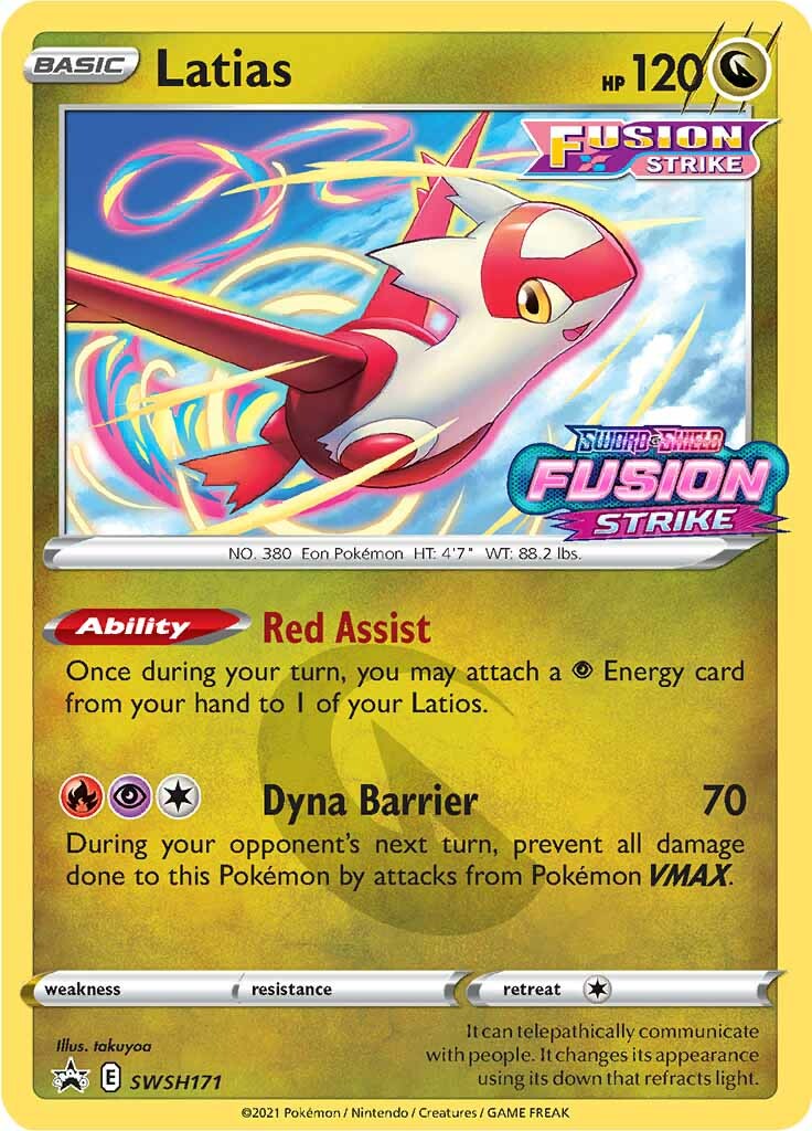 Latias (SWSH171) (Prerelease Promo) [Sword & Shield: Black Star Promos] | Exor Games New Glasgow