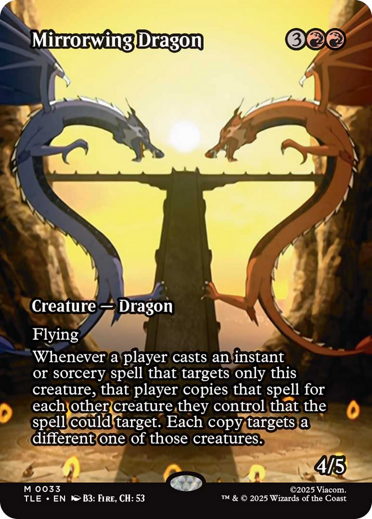 Mirrorwing Dragon (Borderless) [Avatar: The Last Airbender: Eternal-Legal] | Exor Games New Glasgow