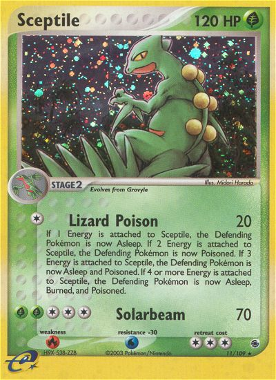 Sceptile (11/109) [EX: Ruby & Sapphire] | Exor Games New Glasgow