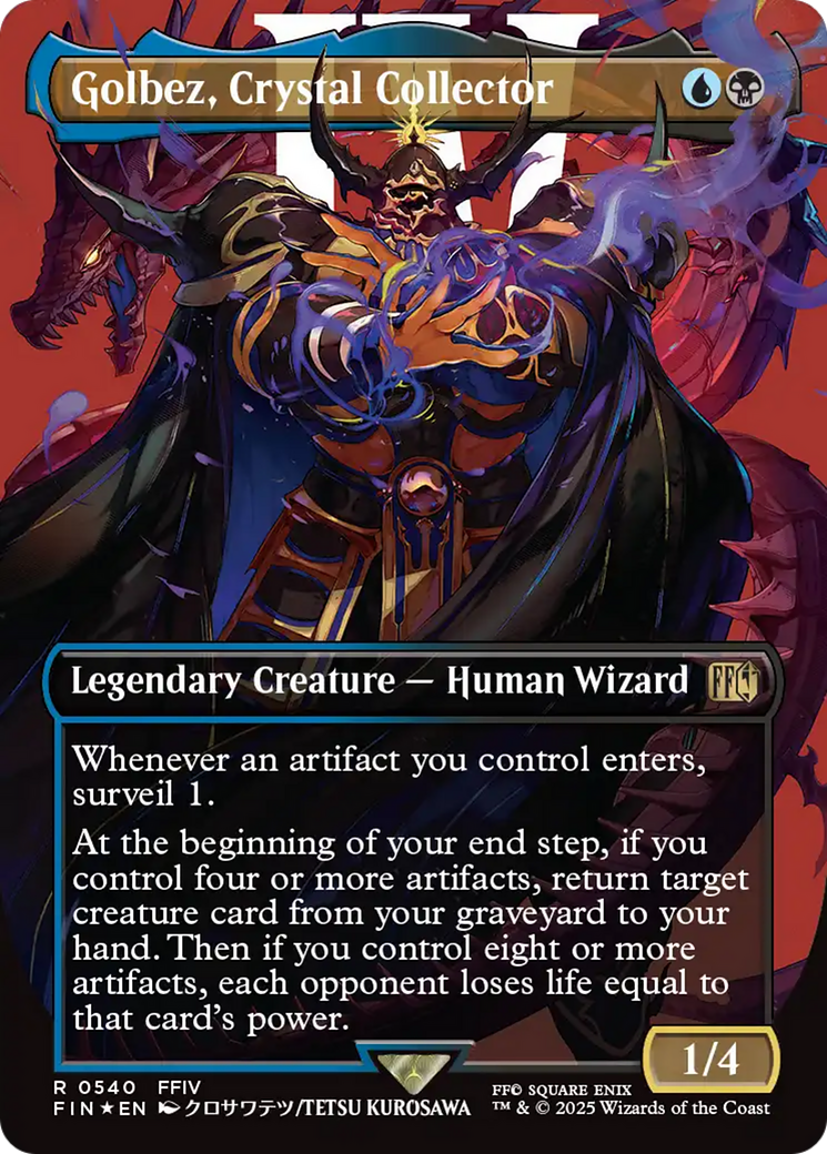 Golbez, Crystal Collector (Borderless) (Surge Foil) [FINAL FANTASY] | Exor Games New Glasgow