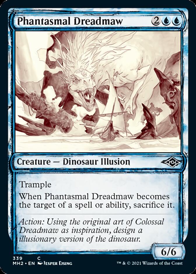 Phantasmal Dreadmaw (Sketch) [Modern Horizons 2] | Exor Games New Glasgow