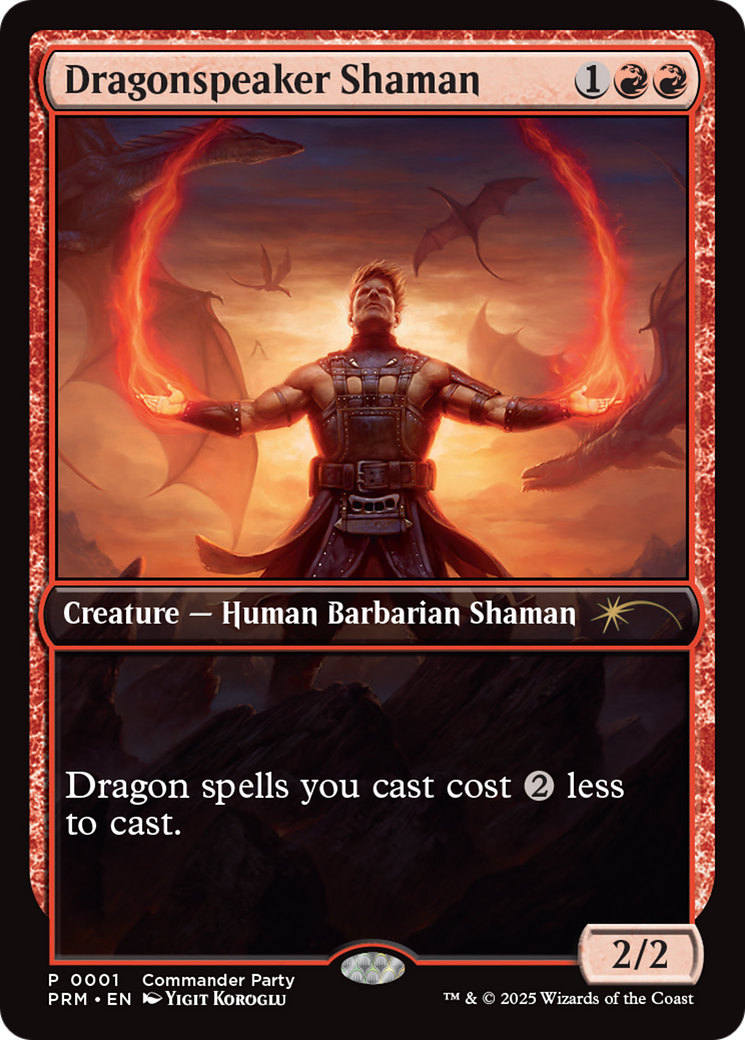 Dragonspeaker Shaman [Wizards Play Network 2025] | Exor Games New Glasgow