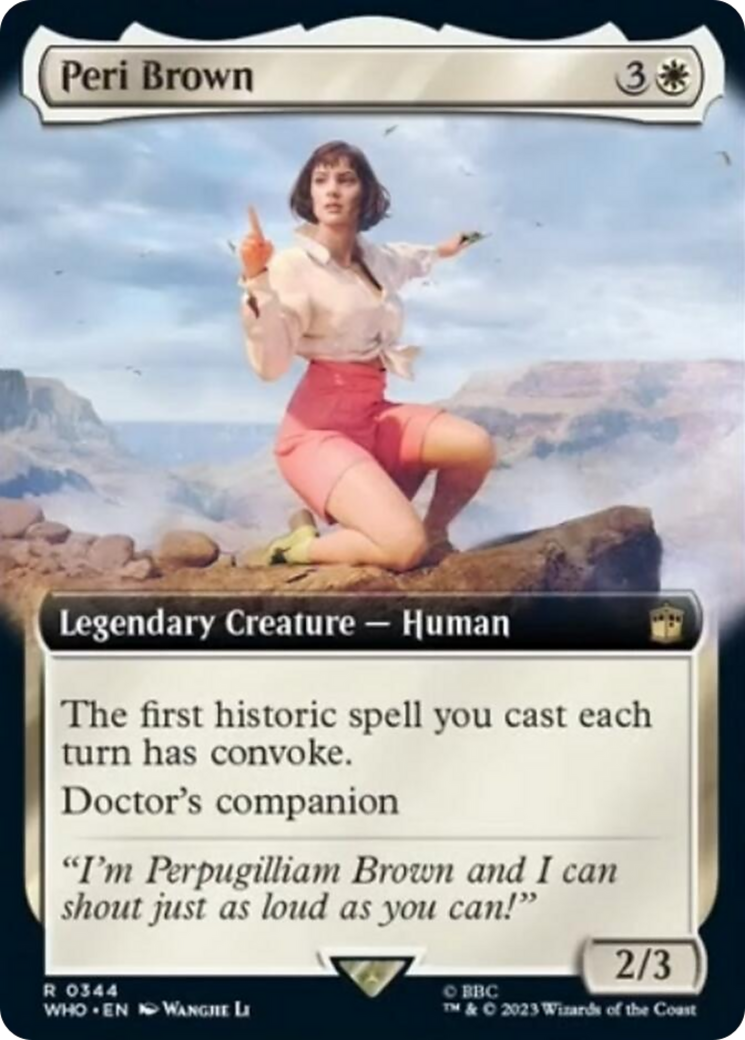 Peri Brown (Extended Art) [Doctor Who] | Exor Games New Glasgow