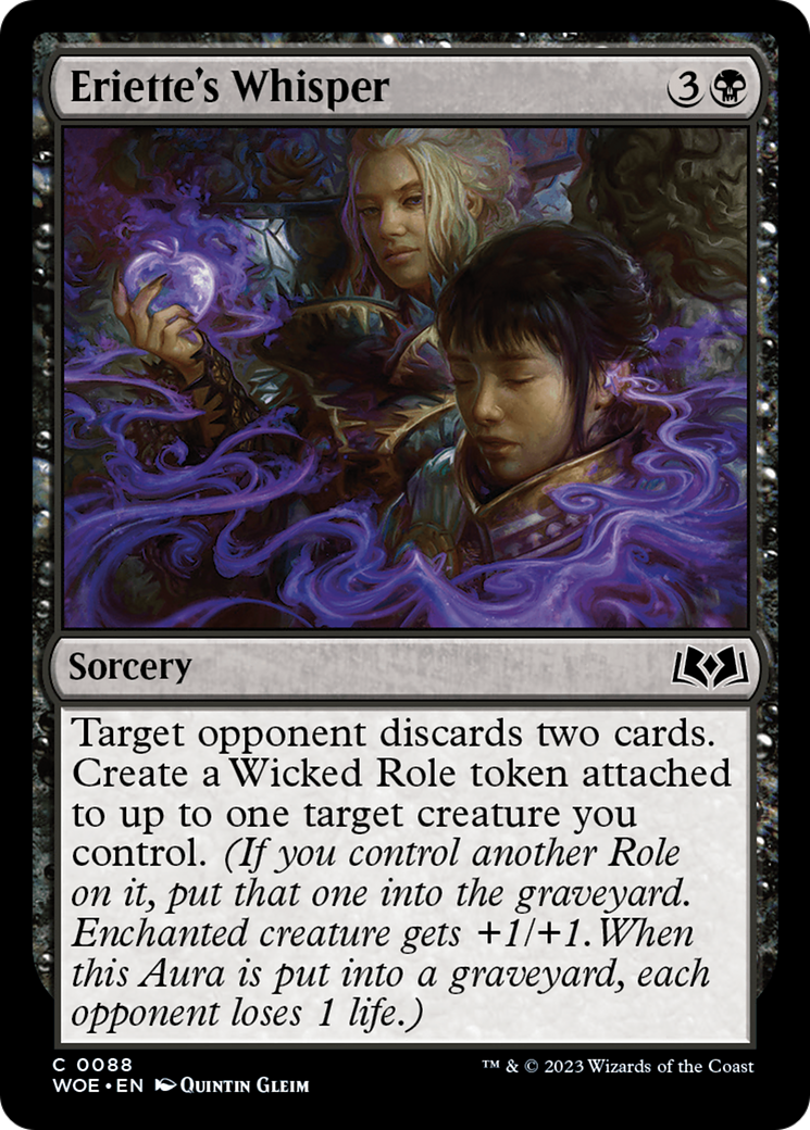Eriette's Whisper [Wilds of Eldraine] | Exor Games New Glasgow