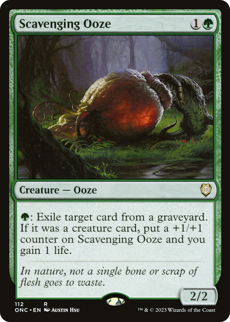 Scavenging Ooze [Phyrexia: All Will Be One Commander] | Exor Games New Glasgow