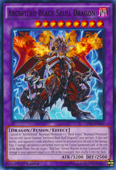 Archfiend Black Skull Dragon [LDK2-ENJ42] Common | Exor Games New Glasgow