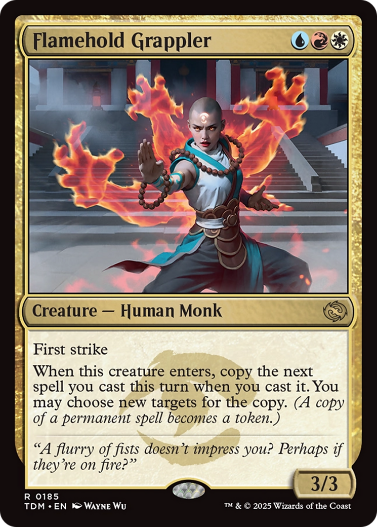 Flamehold Grappler [Tarkir: Dragonstorm] | Exor Games New Glasgow