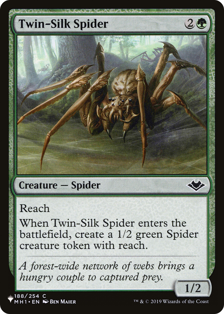 Twin-Silk Spider [The List Reprints] | Exor Games New Glasgow