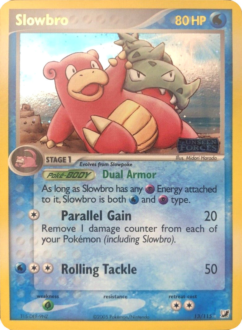 Slowbro (13/115) (Stamped) [EX: Unseen Forces] | Exor Games New Glasgow