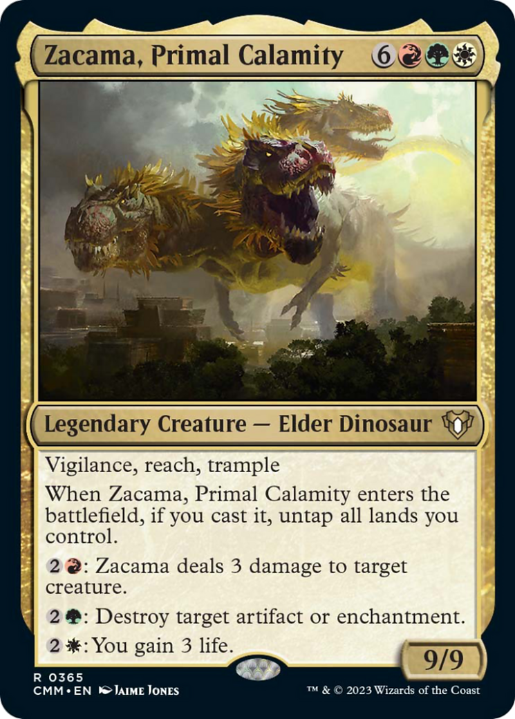 Zacama, Primal Calamity [Commander Masters] | Exor Games New Glasgow