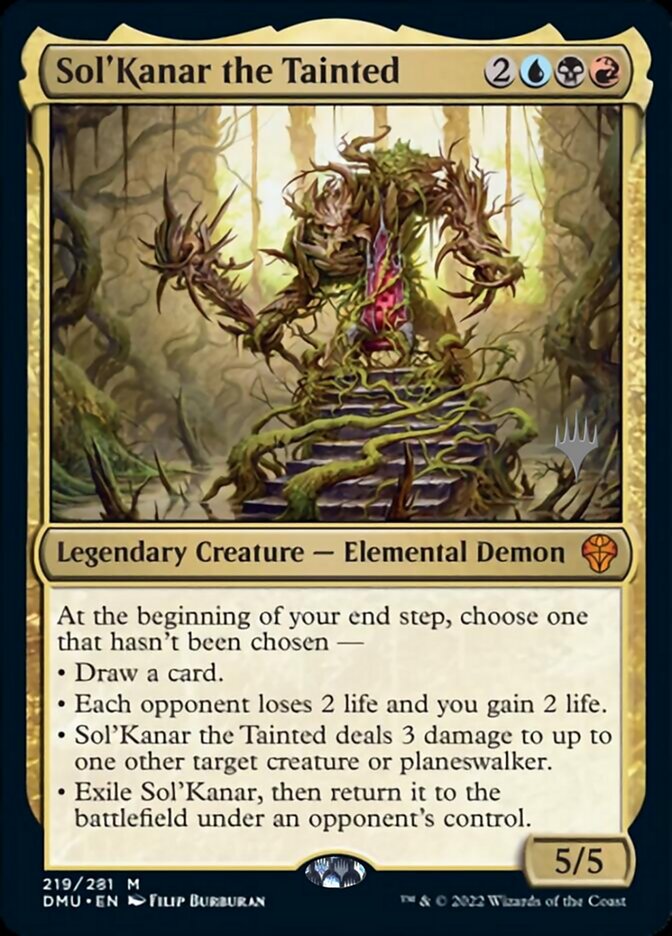 Sol'Kanar the Tainted (Promo Pack) [Dominaria United Promos] | Exor Games New Glasgow