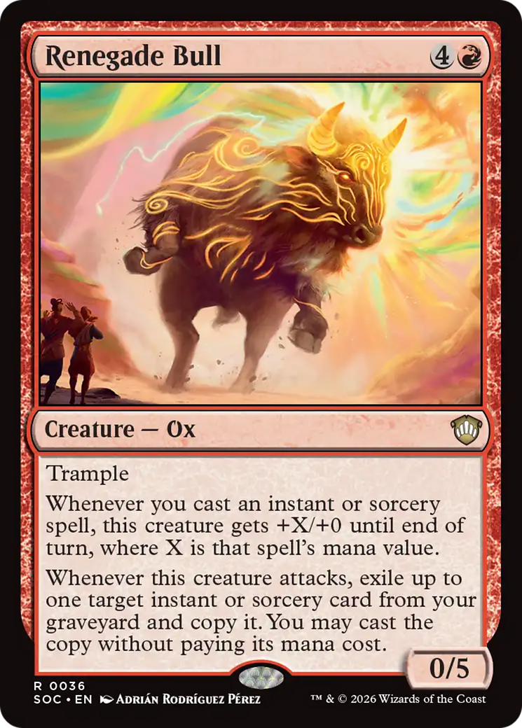 Renegade Bull [Secrets of Strixhaven Commander] | Exor Games New Glasgow