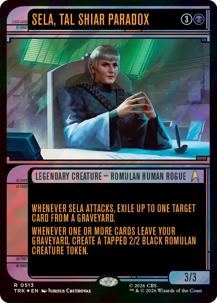 Sela, Tal Shiar Paradox (Showcase) (Surge Foil) [Star Trek] | Exor Games New Glasgow