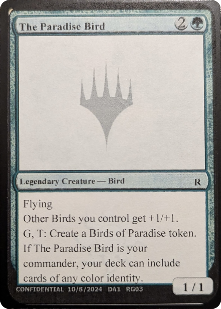 The Paradise Bird [Mystery Booster 2 Playtest Cards] | Exor Games New Glasgow