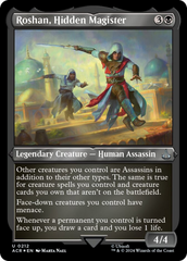 Roshan, Hidden Magister (Foil Etched) [Assassin's Creed] | Exor Games New Glasgow