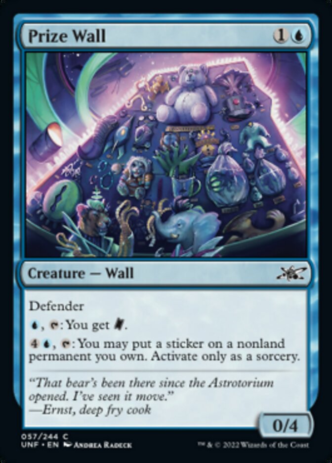 Prize Wall [Unfinity] | Exor Games New Glasgow
