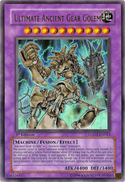 Ultimate Ancient Gear Golem [LODT-EN043] Ultra Rare | Exor Games New Glasgow