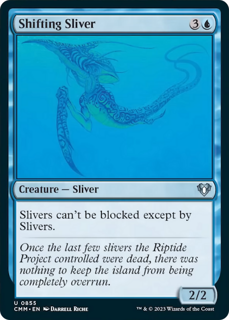 Shifting Sliver [Commander Masters] | Exor Games New Glasgow