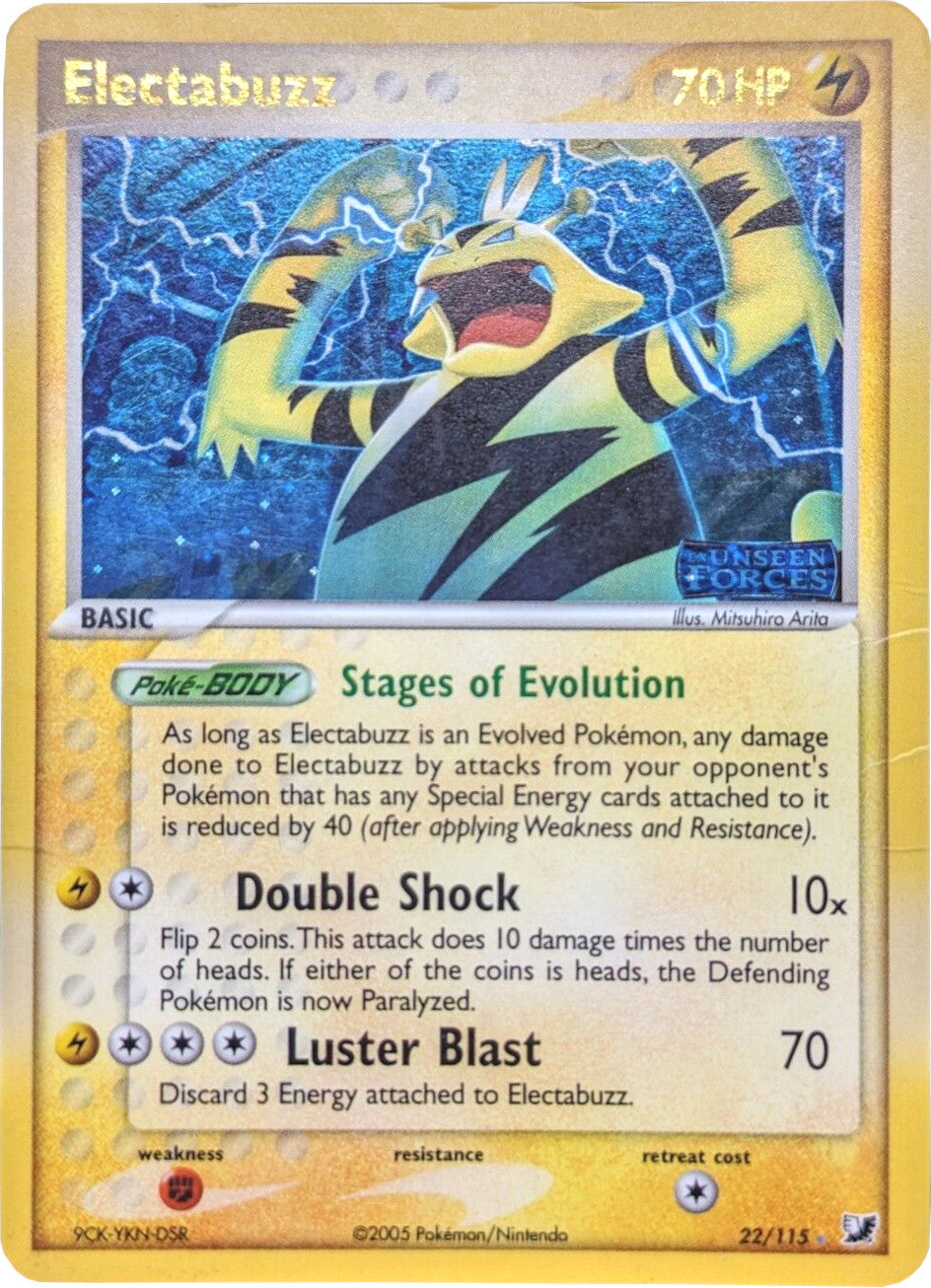 Electabuzz (22/115) (Stamped) [EX: Unseen Forces] | Exor Games New Glasgow