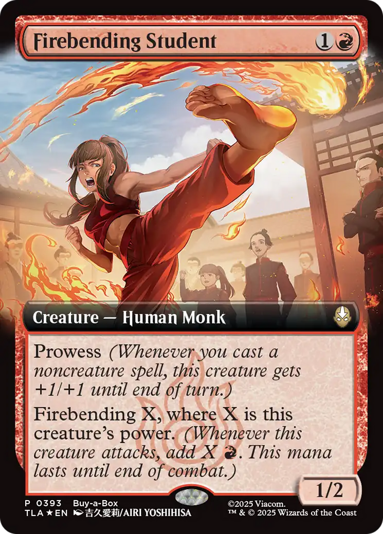 Firebending Student (Extended Art) [Avatar: The Last Airbender Promos] | Exor Games New Glasgow