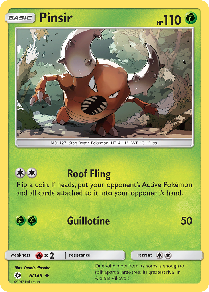 Pinsir (6/149) [Sun & Moon: Base Set] | Exor Games New Glasgow
