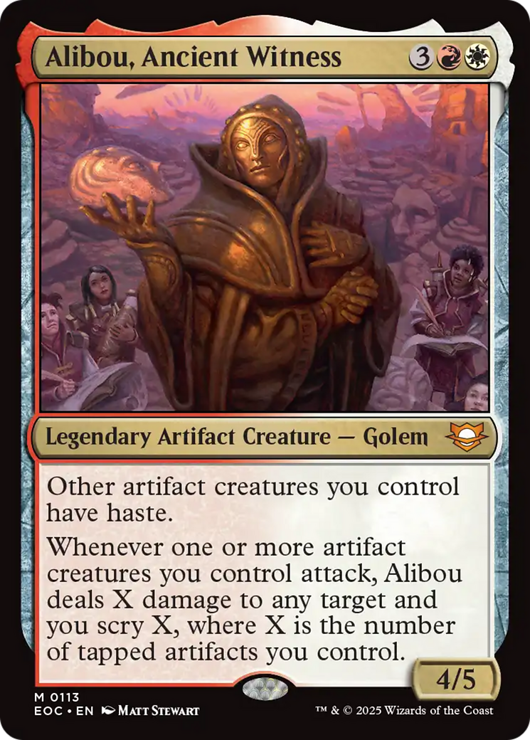 Alibou, Ancient Witness [Edge of Eternities Commander] | Exor Games New Glasgow