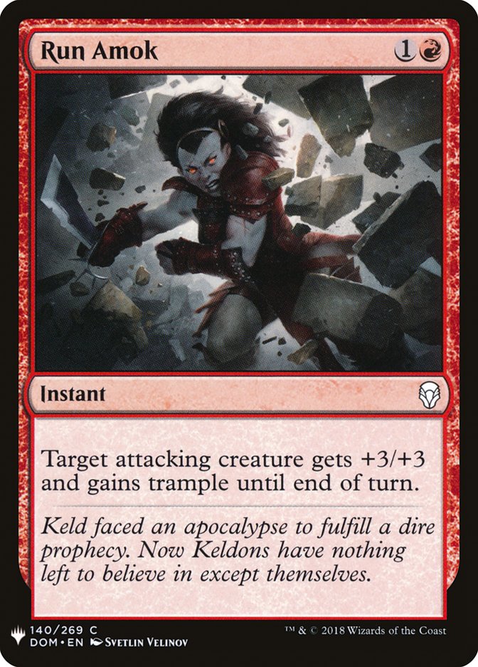 Run Amok [Mystery Booster] | Exor Games New Glasgow