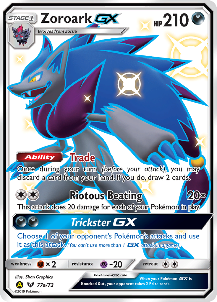 Zoroark GX (77a/73) [Alternate Art Promos] | Exor Games New Glasgow