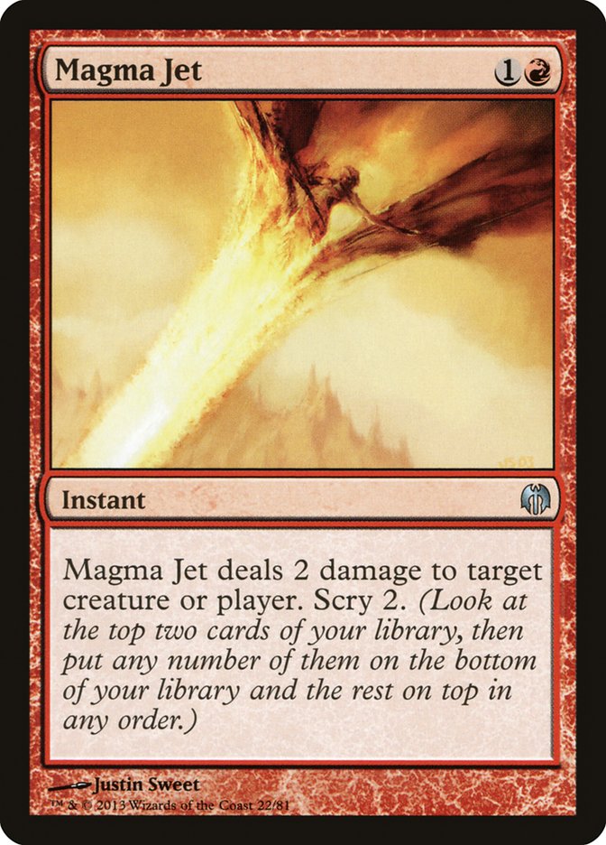 Magma Jet [Duel Decks: Heroes vs. Monsters] | Exor Games New Glasgow