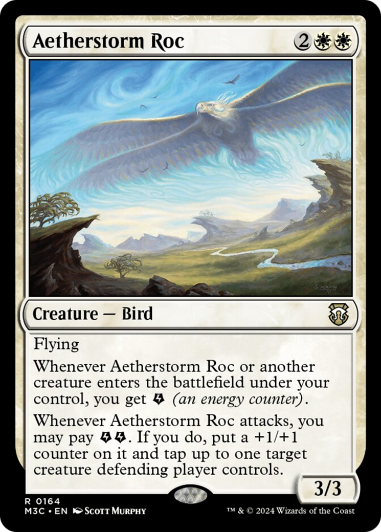 Aetherstorm Roc (Ripple Foil) [Modern Horizons 3 Commander] | Exor Games New Glasgow