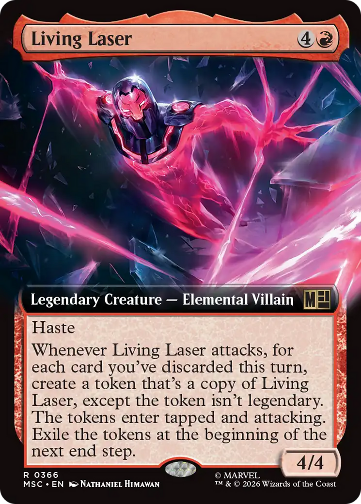 Living Laser (Extended Art) [Marvel Super Heroes Commander] | Exor Games New Glasgow