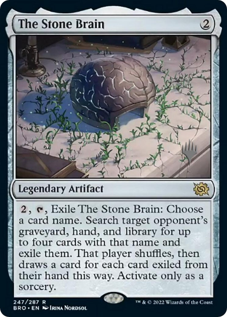 The Stone Brain (Promo Pack) [The Brothers' War Promos] | Exor Games New Glasgow