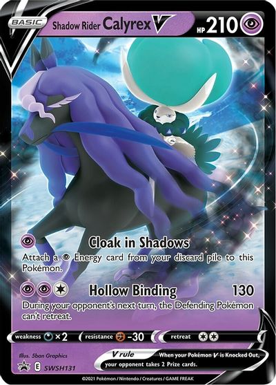 Shadow Rider Calyrex V (SWSH131) (Jumbo Card) [Sword & Shield: Black Star Promos] | Exor Games New Glasgow