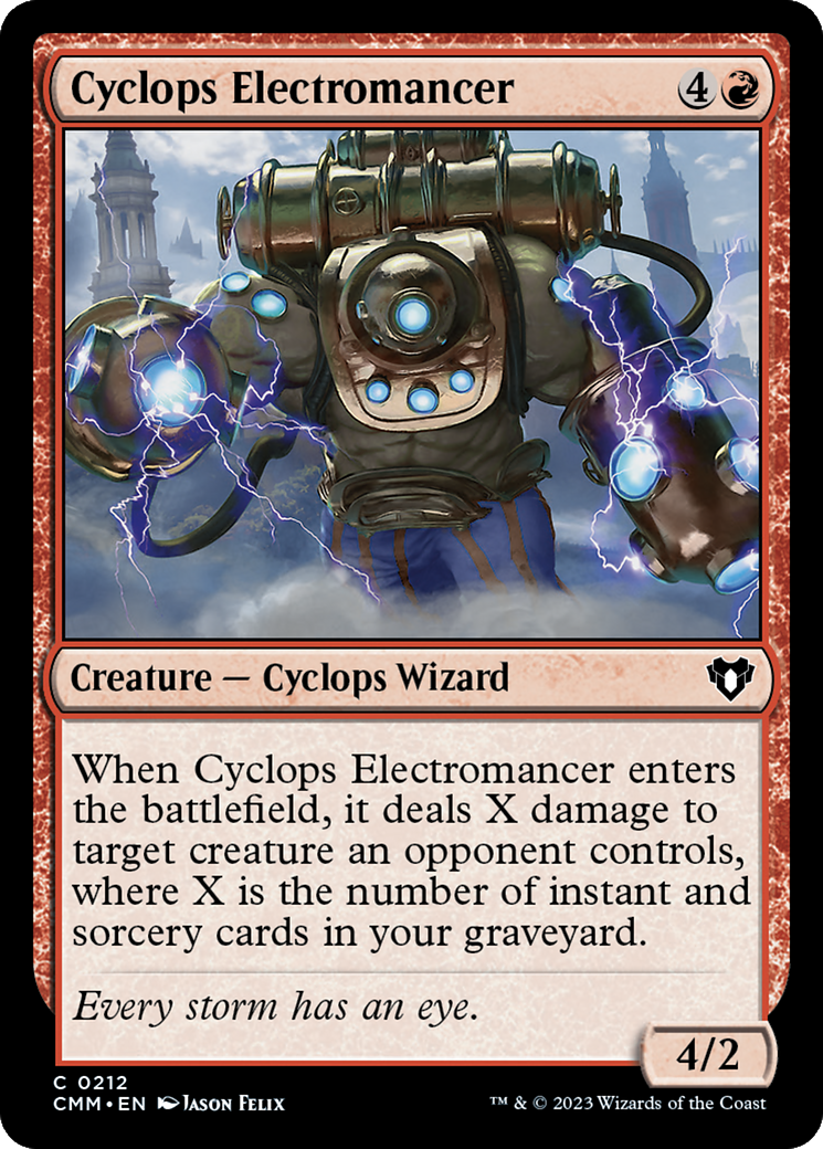 Cyclops Electromancer [Commander Masters] | Exor Games New Glasgow
